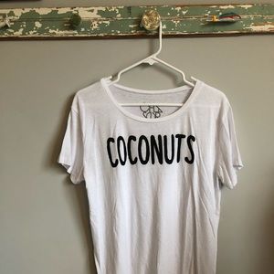 Fun “coconuts” casual tee from South Moon Under 🌺